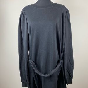 NWT | Eloquii Elements | Black “Puff Sweater Dress” | 18/20